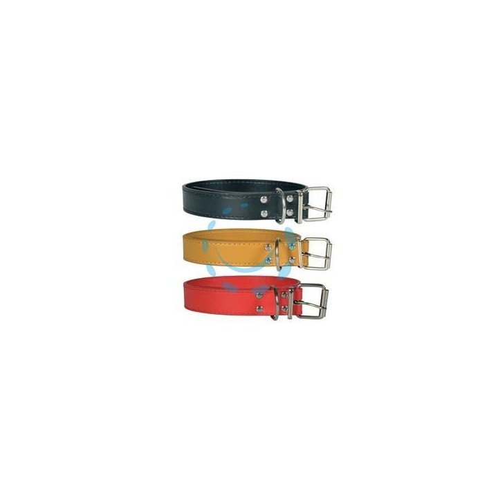 COLLARE PER CANI FINTO CUOIO - cm.60x3