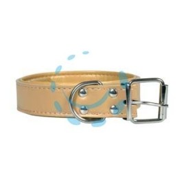 COLLARE PER CANI FINTO CUOIO IMBOTTITO - cm.46x2