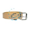 COLLARE PER CANI FINTO CUOIO IMBOTTITO - cm.60x3