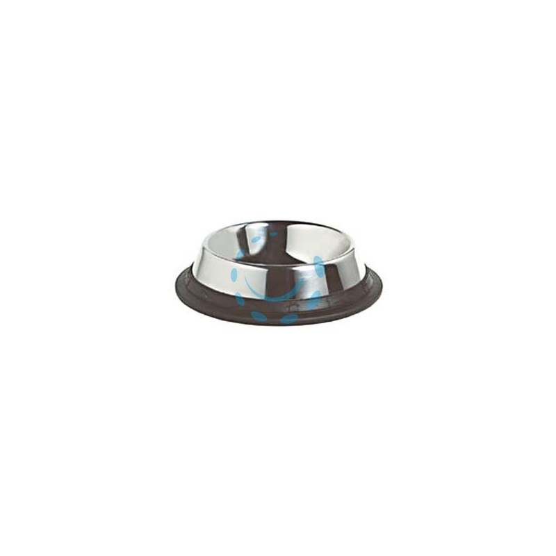 CIOTOLE IN ACCIAIO INOX PER CANI - cm.24x5,0h. capienza lt.1