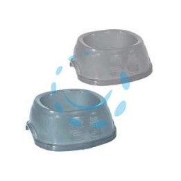 CIOTOLA IN PLASTICA PER ANIMALI DOMESTICI - cm.17x17x6h. - lt.0,4