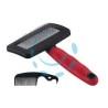 SPAZZOLA CARDATRICE GRO 5944 MEDIUM CANI E GATTI PELO MEDIO E LUNGO - cm.16X9,8X3,3h.