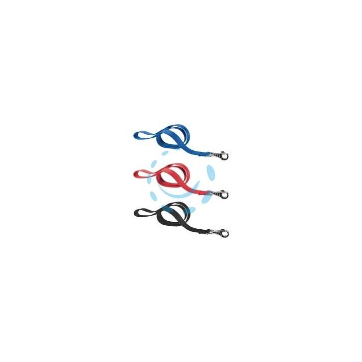 GUINZAGLI NYLON CLUB PER CANI - cm.2x120 colore nero G20/120