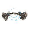 CORDA DENTALE PER CANI PA 6520 IN COTONE ANNODATO E INTRECCIATO 