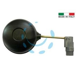 GALLEGGIANTE AD ANGOLO PER ABBEVERATOIO PER VITELLI E CAVALLI - 1/2"