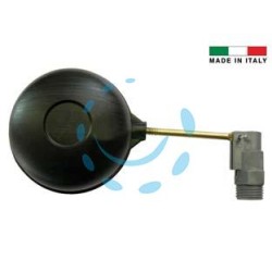 GALLEGGIANTE AD ANGOLO PER ABBEVERATOIO PER VITELLI E CAVALLI - 1/2"