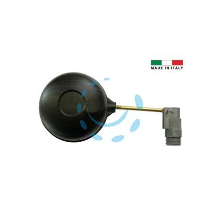 GALLEGGIANTE AD ANGOLO PER ABBEVERATOIO PER VITELLI E CAVALLI - 1/2"
