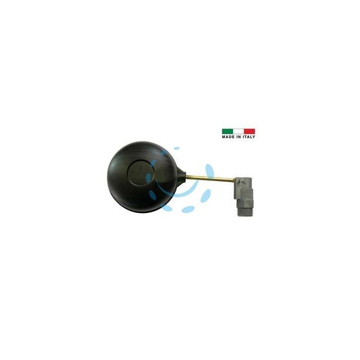 GALLEGGIANTE AD ANGOLO PER ABBEVERATOIO PER VITELLI E CAVALLI - 1/2"