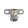 SUPPORTO A PARETE INOX PER ABBEVERATOIO A SUCCHIOTTO PER SUINI - angolo 45° filetto 1/2"