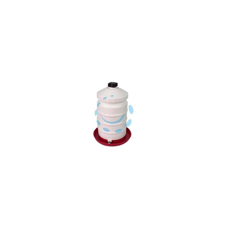 ABBEVERATOIO CON SERBATOIO IN PLASTICA A TERRA - lt.20 di capienza ø cm.36x53h.
