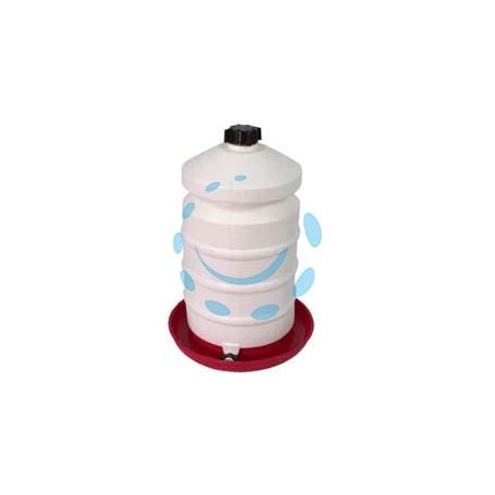 ABBEVERATOIO CON SERBATOIO IN PLASTICA A TERRA - lt.20 di capienza ø cm.36x53h.