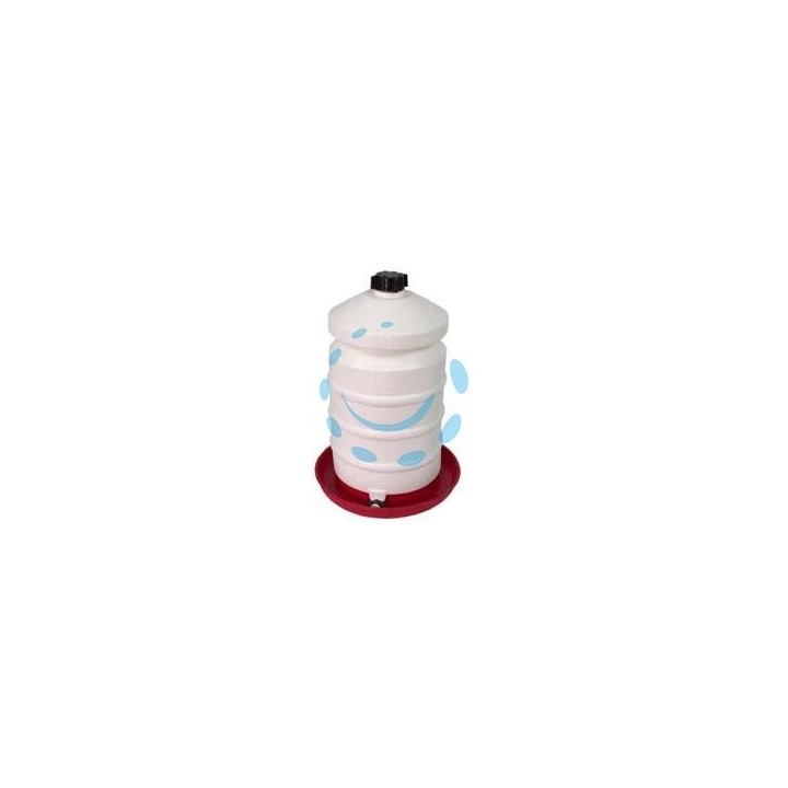 ABBEVERATOIO CON SERBATOIO IN PLASTICA A TERRA - lt.20 di capienza ø cm.36x53h.