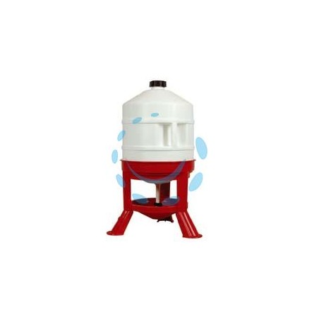 ABBEVERATOIO CON SERBATOIO IN PLASTICA SU TREPPIEDI - lt.30 di capienza ø cm.31x72h.