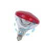LAMPADA RIFLETTORE INFRAROSSI - 240V E27 - 150W