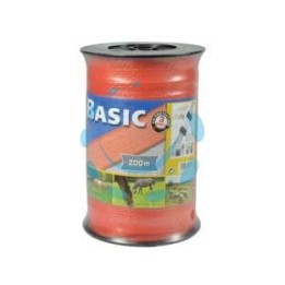 FETTUCCIA PER ELETTRORECINZIONE - mm.40h, 12 fili inox, carico max Kg.130 - mt.200