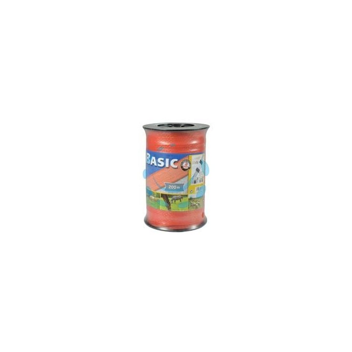 FETTUCCIA PER ELETTRORECINZIONE - mm.40h, 12 fili inox, carico max Kg.130 - mt.200