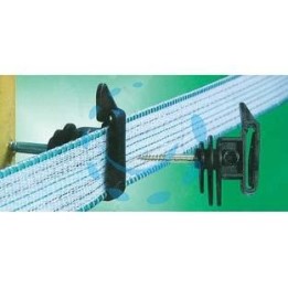 ISOLATORE ELETTRORECINZIONE CON VITE LEGNO PER FETTUCCIA 