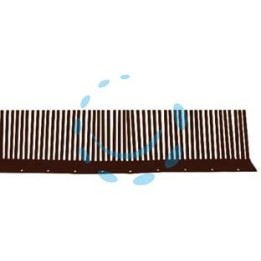 DISSUASORE VOLATILI SOTTOTEGOLA IN PLASTICA - cm.50x11h. - color rame