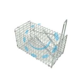 TRAPPOLE NORMALI A GALLERIA PER TOPI IN ACCIAIO ZINCATO - cm.23X15,5 15,5 h