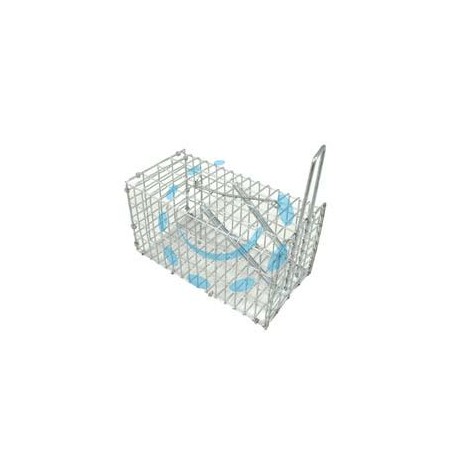 TRAPPOLE NORMALI A GALLERIA PER TOPI IN ACCIAIO ZINCATO - cm.23X15,5 15,5 h