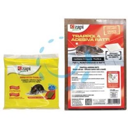COLLA PER TOPI SU TAVOLETTA ECO-TABLET - SUPER, confezione 2 tavolette adesive cm.19x28