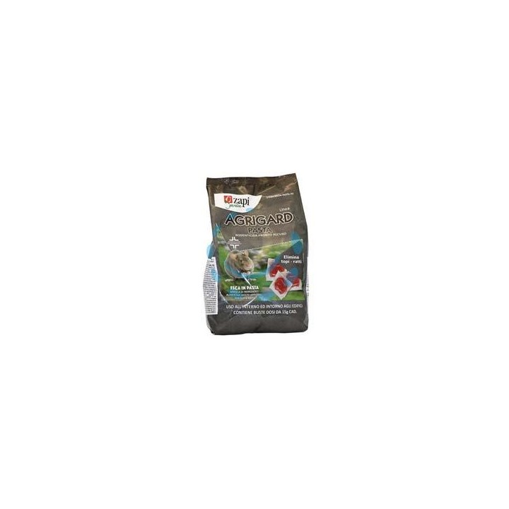 TOPICIDA AGRIGARD PASTA ROSSA BROMADIOLONE - busta kg.1,53