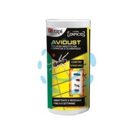 INSETTICIDA FORMICHE E SCARAFAGGI ZAPICID AVIDUST POLVERE SPARGIPRODOT - gr.750 barattolo spargiprodotto