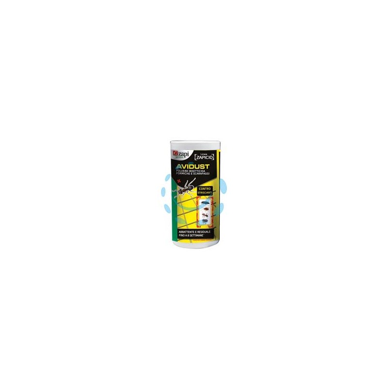 INSETTICIDA FORMICHE E SCARAFAGGI ZAPICID AVIDUST POLVERE SPARGIPRODOT - gr.750 barattolo spargiprodotto