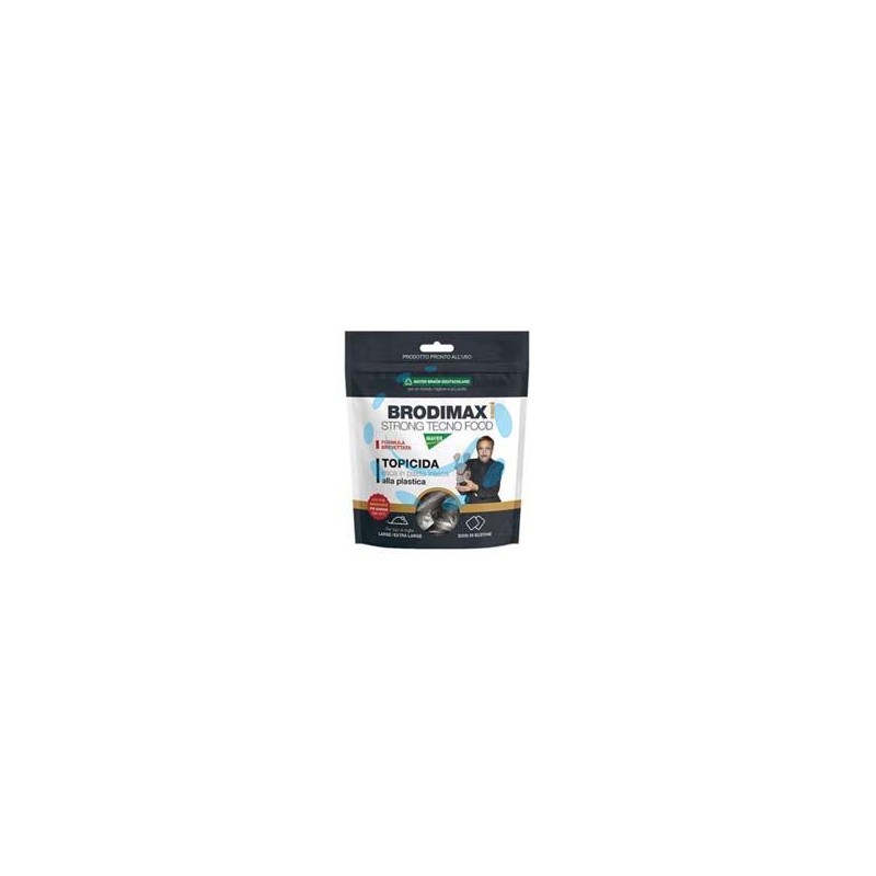 TOPICIDA BRODIMAX STRONG TECNO FOOD KING - gr.150 in busta