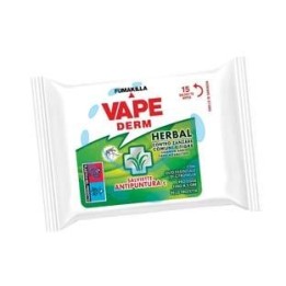 SALVIETTE PROFUMATE ANTIPUNTURA "DERM HERBAL" - in flowpack pz.15