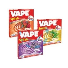 SPIRALE ANTI ZANZARE FRAGRANZE ASSORTITE - in confez. da pz.10