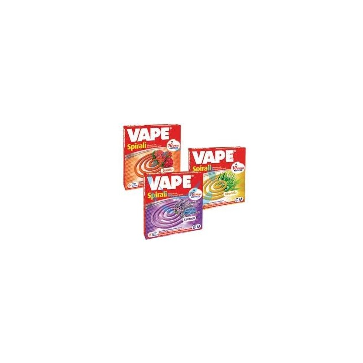 SPIRALE ANTI ZANZARE FRAGRANZE ASSORTITE - in confez. da pz.10