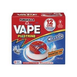 ELETTROEMANATORE A PIASTRINA VAPE MAT - 1 diffusore + 10 piastrine