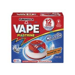 ELETTROEMANATORE A PIASTRINA VAPE MAT - 1 diffusore + 10 piastrine