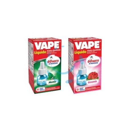 RICARICA LIQUIDA PER ELETTROEMANATORI 480 ORE MENTA/GERANIO 