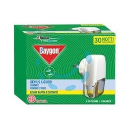 ELETTROEMANATORE BAYGON GENIUS BASE + RICARICA LIQUIDA 30 NOTTI 