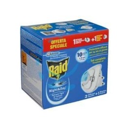 ELETTROEMANATORE RAID NIGHT&DAY ZANZARE DIFFUSORE + 1 RICARICA - diffusore + 1 ricarica