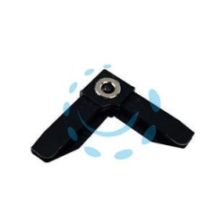 ANGOLO PLASTICA MAGNETICO PER PROFILO ZANZARIERA LINEA C - nero