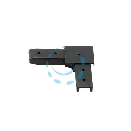 ANGOLO PLASTICA PER PROFILO ZANZARIERA LINEA B - nero