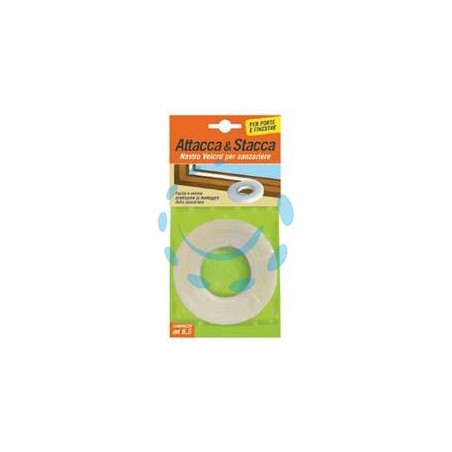 NASTRO VELCRO BIADESIVO PER ZANZARIERE MT.6,5 