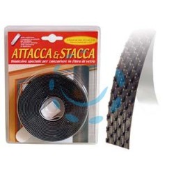 NASTRO VELCRO ADESIVO PER ZANZARIERA - mt. 6,6