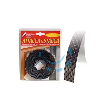 NASTRO VELCRO ADESIVO PER ZANZARIERA - mt. 6,6