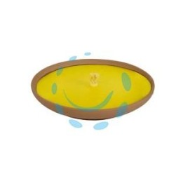 CITRONELLA MEDIA IN CIOTOLA DI TERRACOTTA - ø cm.15x3,5h.