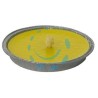 CITRONELLA GRANDE IN CIOTOLA DI ALLUMINIO - ø cm.16x2h.