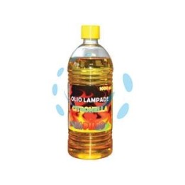 OLIO ALLA CITRONELLA PER LAMPADE E TORCE - lt.1 in flacone