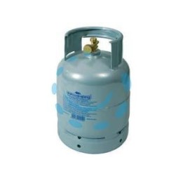 BOMBOLA PER GAS GPL RICARICABILE - Kg.1 - capienza lt.2,5 - ø cm.17x33h.
