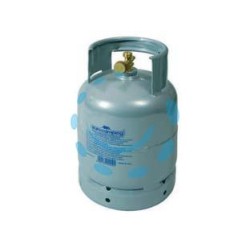 BOMBOLA PER GAS GPL RICARICABILE - Kg.1 - capienza lt.2,5 - ø cm.17x33h.