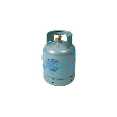 BOMBOLA PER GAS GPL RICARICABILE - Kg.1 - capienza lt.2,5 - ø cm.17x33h.