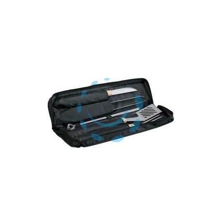 BORSA SET UTENSILI PER BARBECUE IN TESSUTO SERIE 11 PEZZI 
