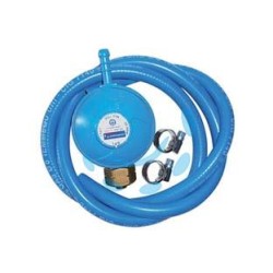 KIT REGOLATORE CON TUBO E FASCETTE PER BARBECUE A GAS 